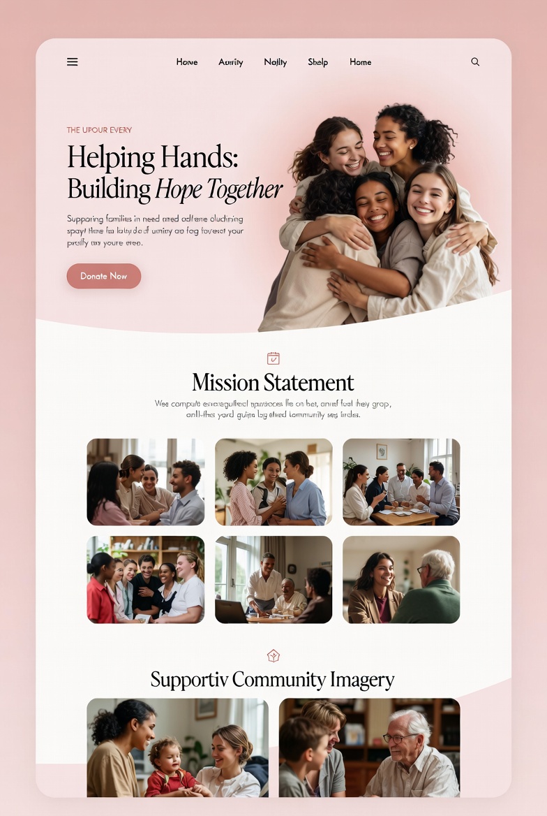 Project Sweet Peas nonprofit WordPress website with donation integration and compassionate layout, developed by Syed Aoun Raza