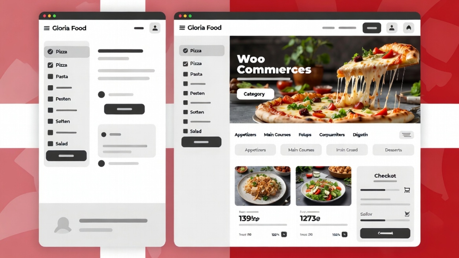 Danish restaurant website migration from Gloria Food to WooCommerce case study