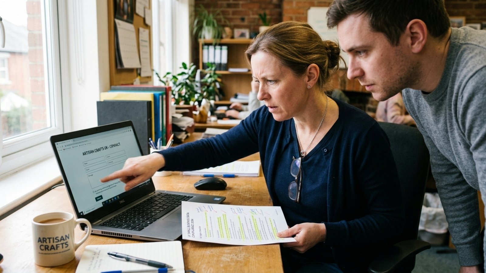 UK business owner checking whether her website is legally accessible under the Equality Act