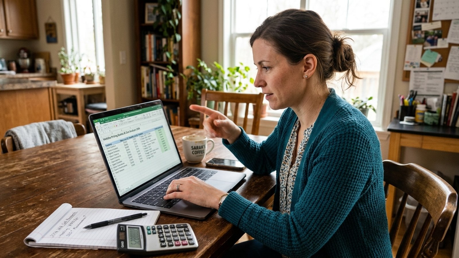 Small business owner comparing website pricing quotes while researching small business website cost in 2026