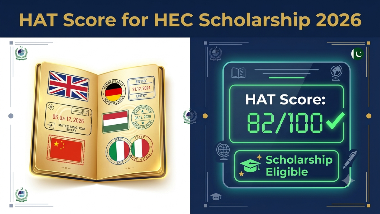 HAT Score for HEC Scholarship 2026 — Which Programs Need What Score and How to Apply