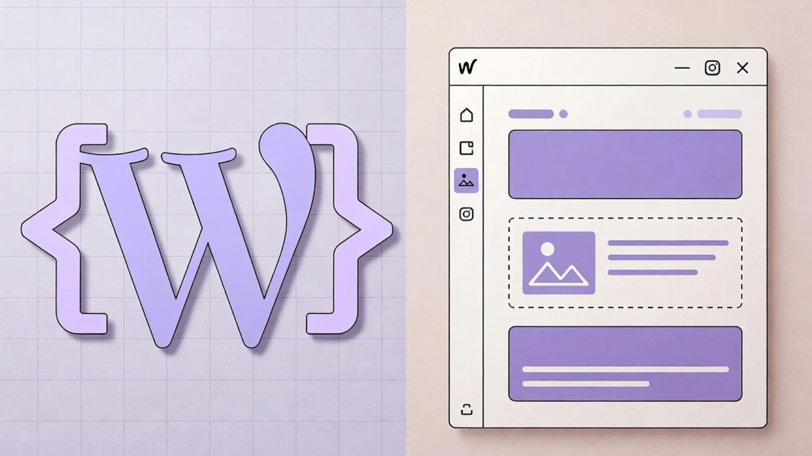 Side-by-side comparison of Wix Studio and WordPress website platforms