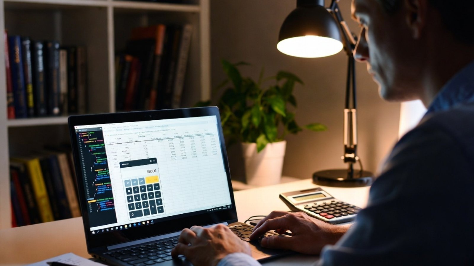 Freelance developer calculating a price quote for a Flutter app project